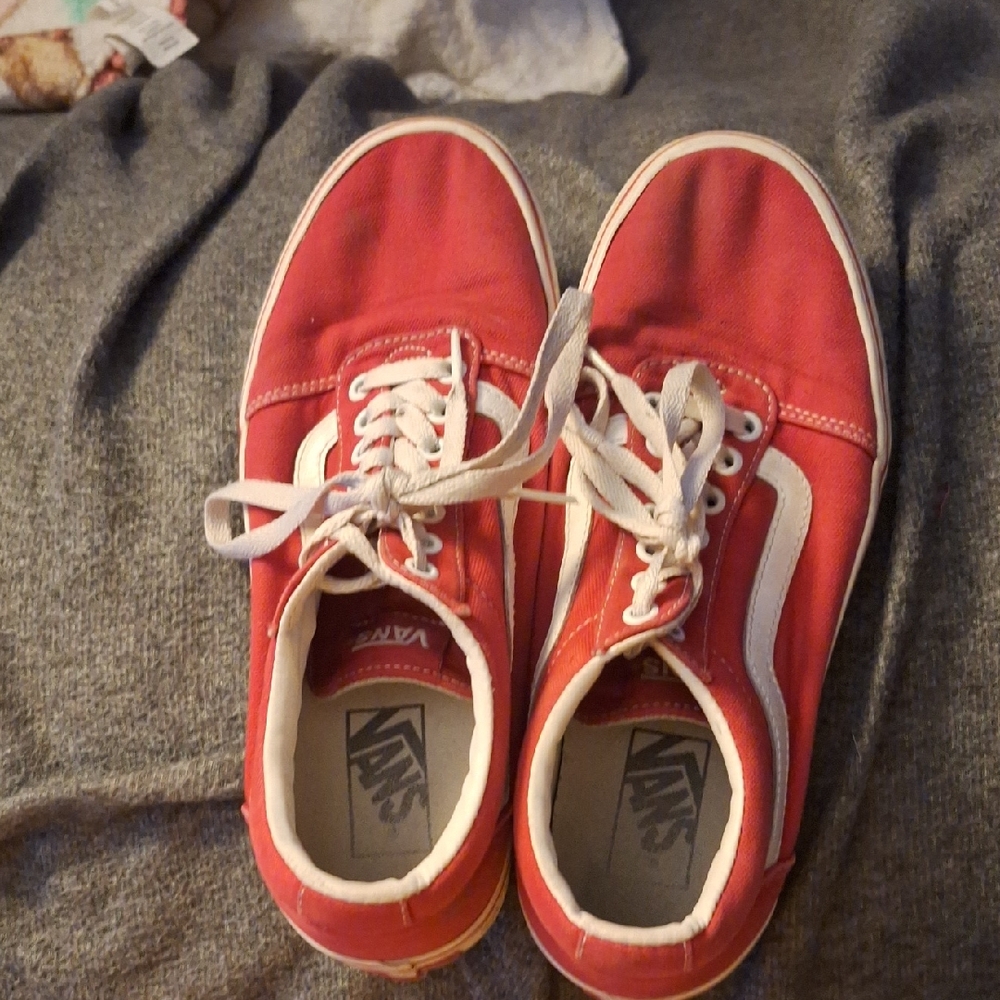 Vans Kids Red Sneakers